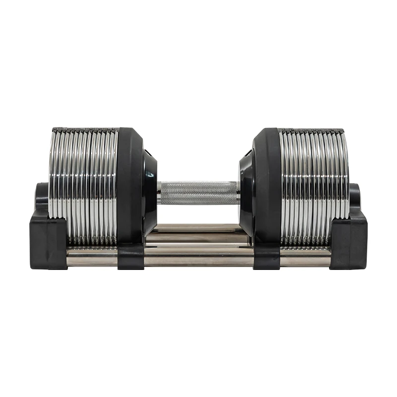 Adjustable Dumbbell Pair 40Kg - Manubri Regolabili 24kg/53lb, Accessorio Multipeso per