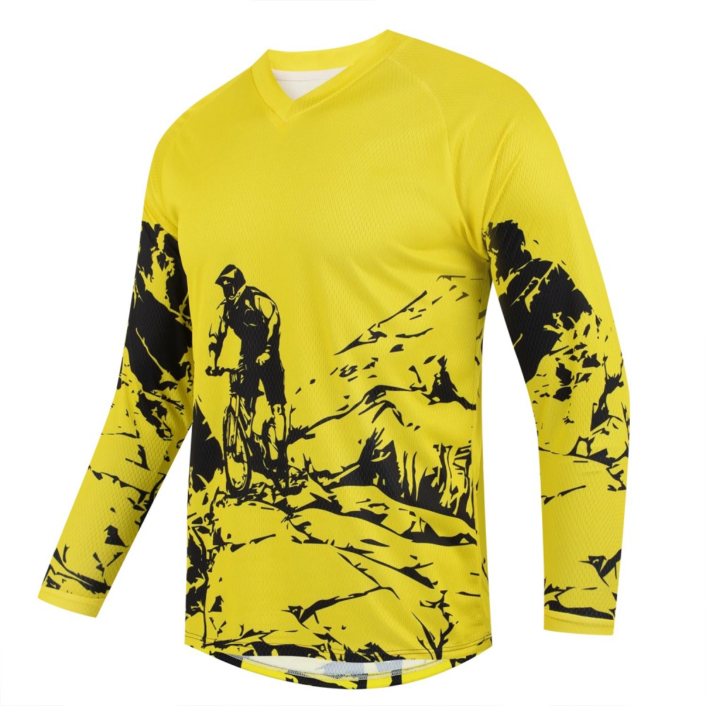Cycling - Maglietta Sportiva da Uomo a Maniche