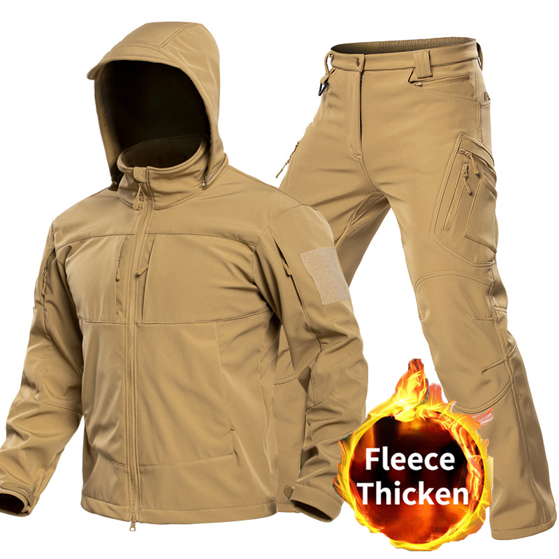 Hiking - Completo Tattico Softshell da Uomo per