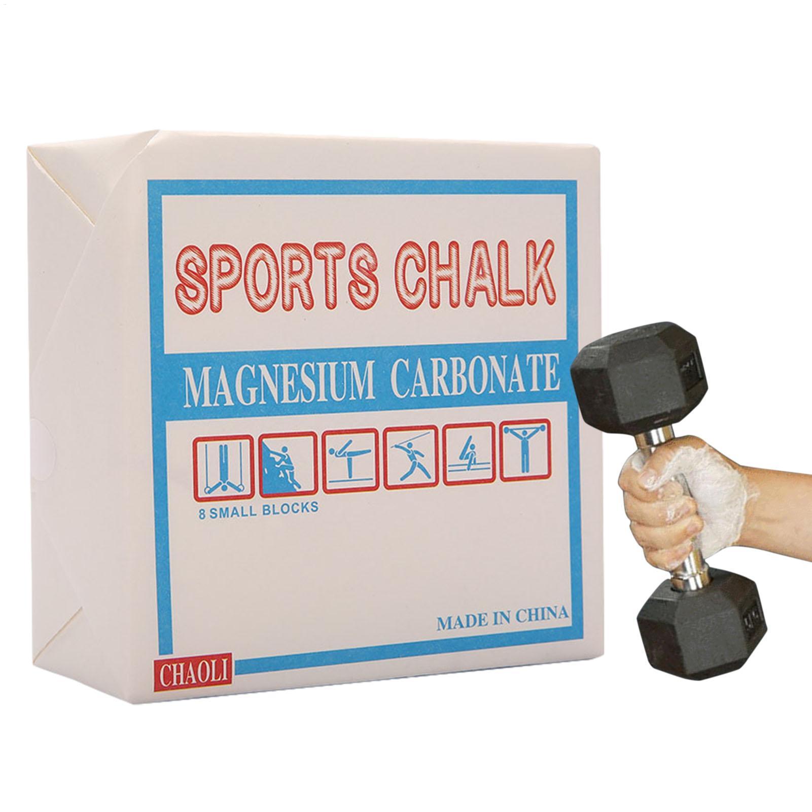 Gym Chalk Block Grip - Magnesite in polvere per sollevamento pesi,