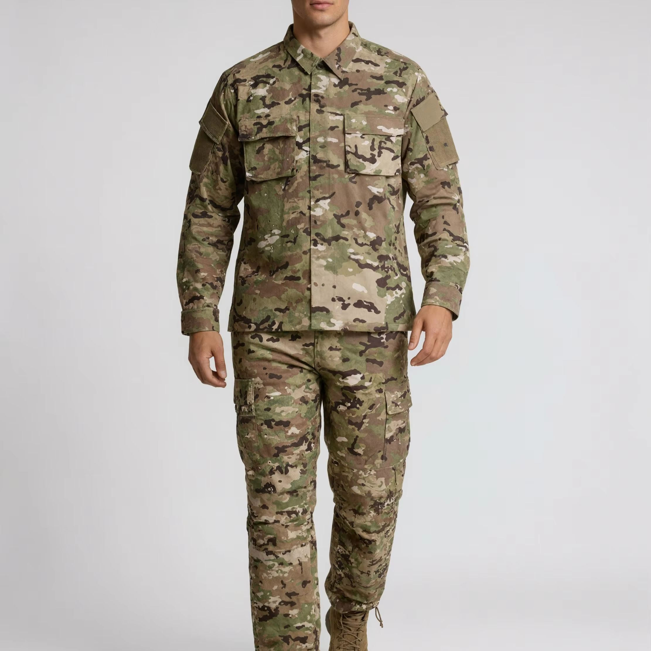 Hiking - Uniforme da Caccia Mimetica, Completo Tattico