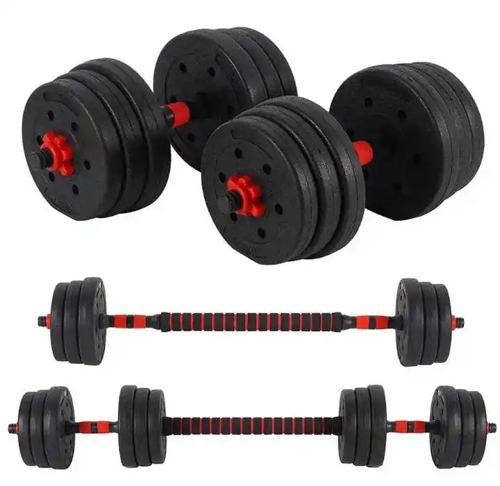 Adjustable Dumbbell Pair 40Kg - Set di manubri regolabili, coppia da
