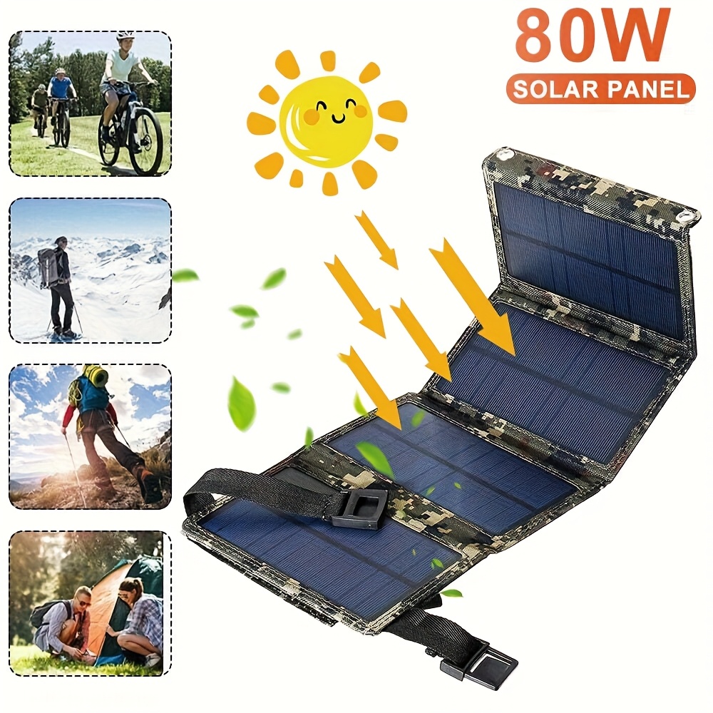 Hiking - Pannello Solare Portatile Pieghevole da 80W