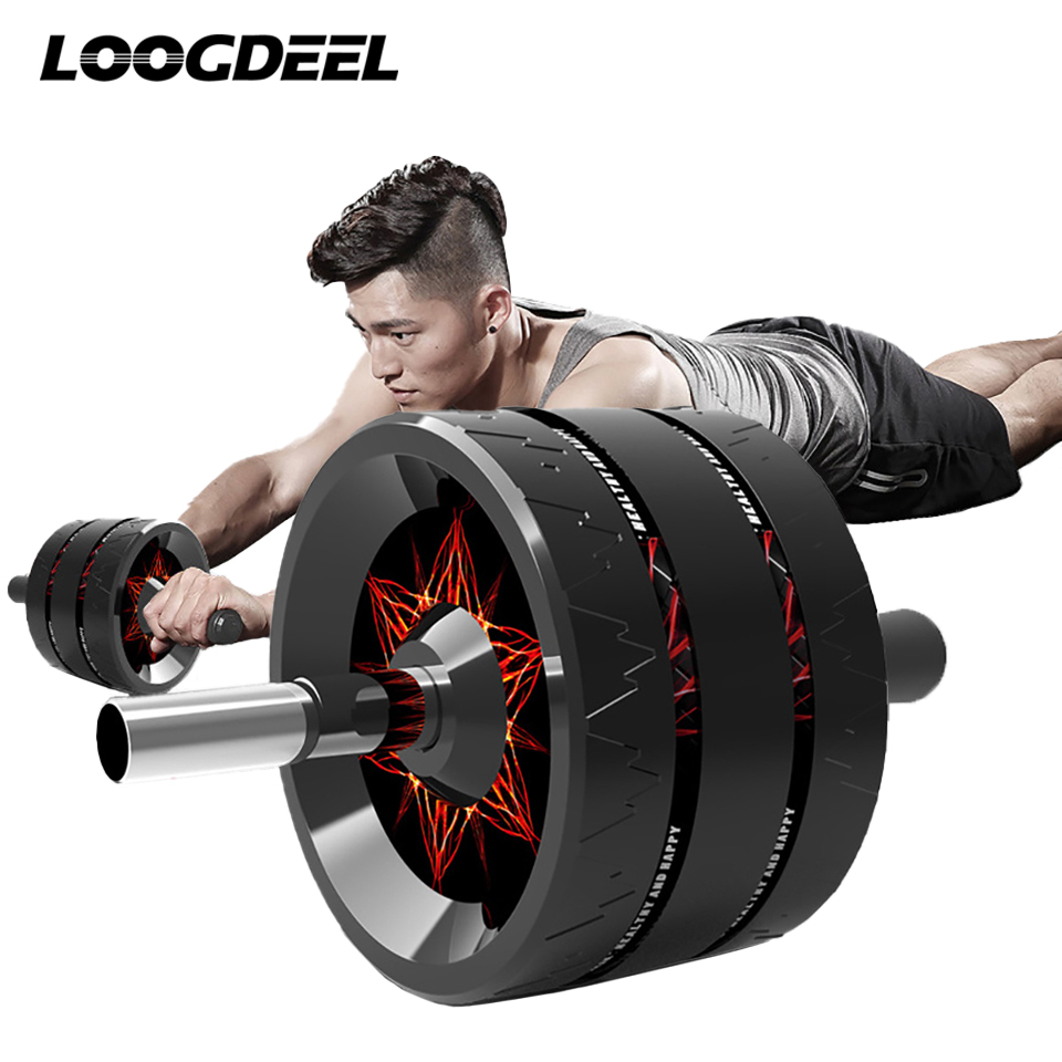 Ab Roller Wheel With Elbow Support - LOOGDEEL ruota addominale Home Gym attrezzature