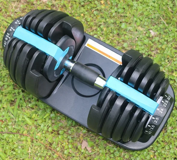Adjustable Dumbbell Pair 40Kg - Set di pesi regolabili per palestra