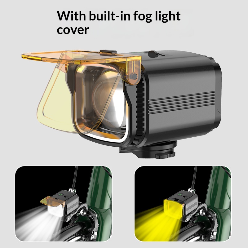 Rechargeable Bicycle Headlight 1000 Lumen - OFFBONDAGE Luce Anteriore per Bicicletta Pieghevole