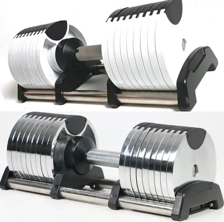 Adjustable Dumbbell Pair 40Kg - Set di manubri regolabili commerciali all'ingrosso