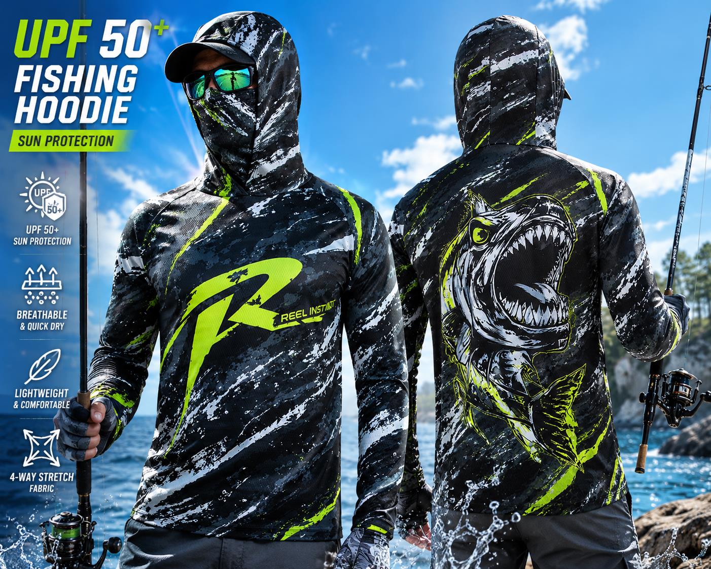 Maglia da Pesca Unisex a Manic - Fishing recensione e prezzo