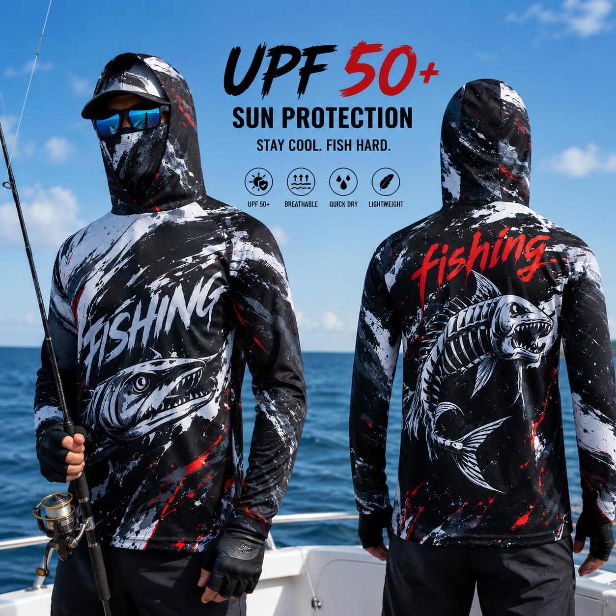 Maglia da Pesca Unisex a Manic - Fishing recensione e prezzo