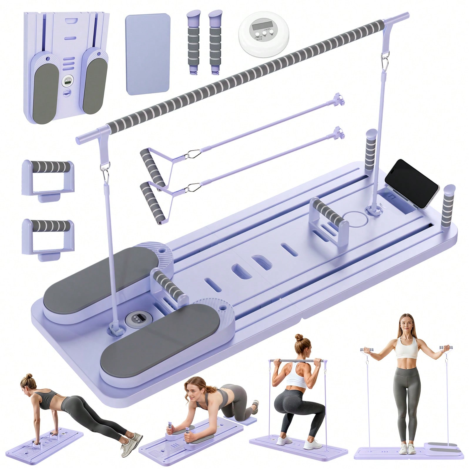Reformer Pilates con Barra, Ta - Fitness Equipment recensione e prezzo