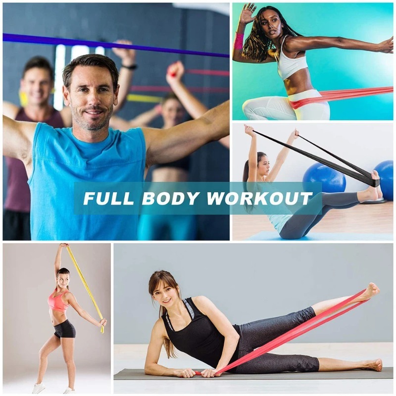Fasce di Resistenza in Lattice - Pilates Bar Kit With Resistance Bands recensione e prezzo