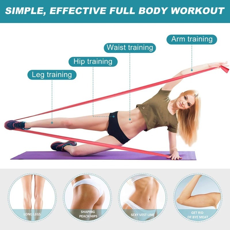 Fasce di Resistenza in Lattice - Pilates Bar Kit With Resistance Bands recensione e prezzo