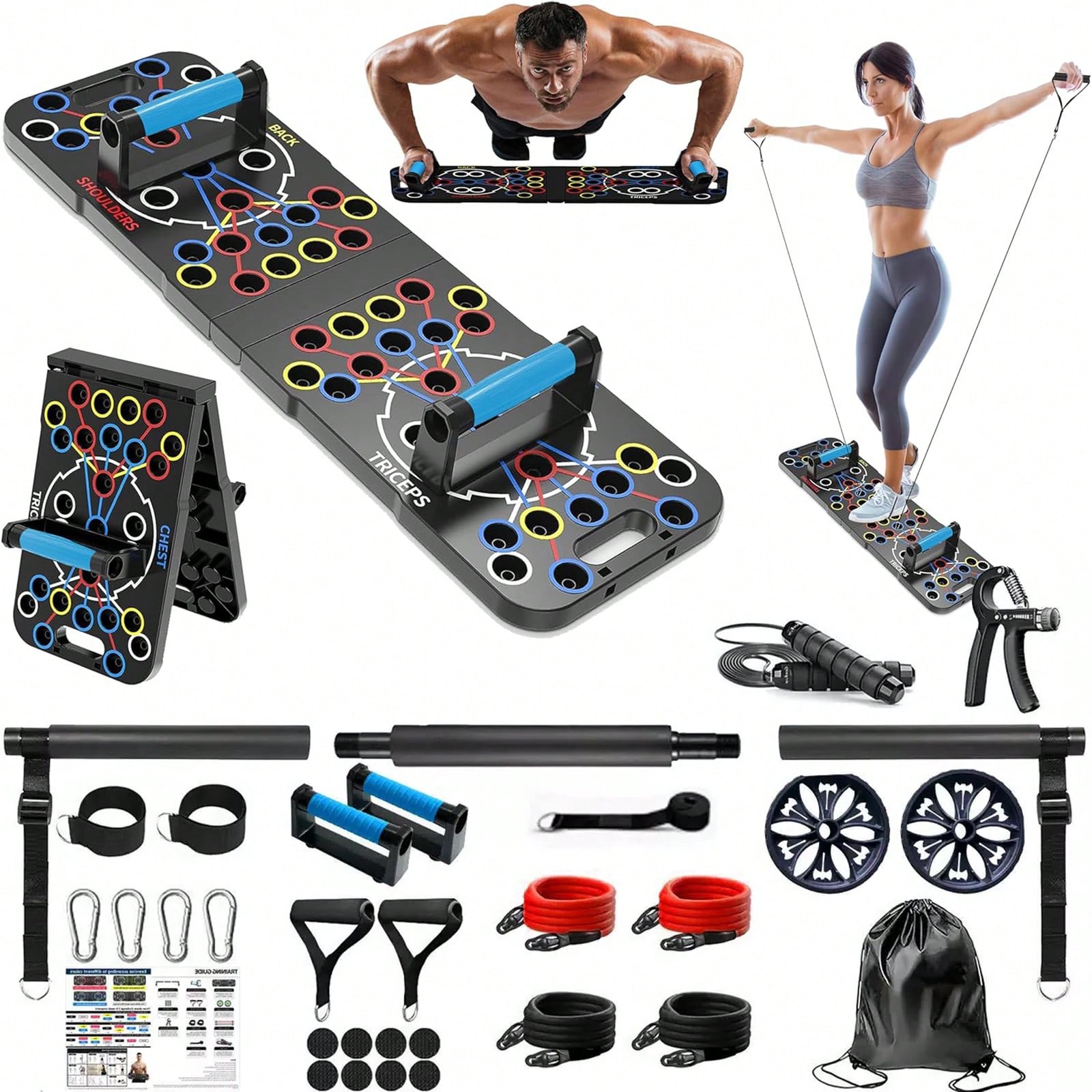 Sistema di panche pieghevoli p - Push Up Board Foldable Multi Function recensione e prezzo