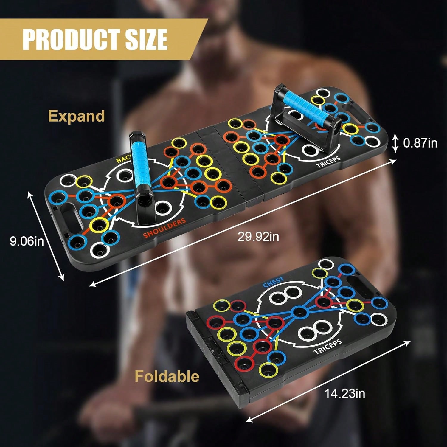Sistema di panche pieghevoli p - Push Up Board Foldable Multi Function recensione e prezzo