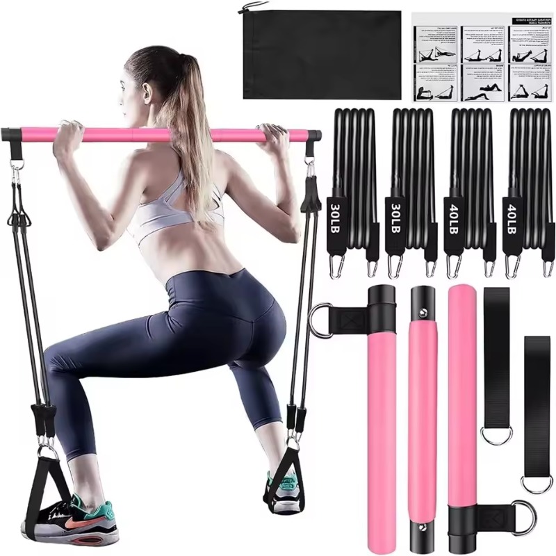 Kit barra per pilates con fasc - Pilates Bar Kit With Resistance Bands recensione e prezzo