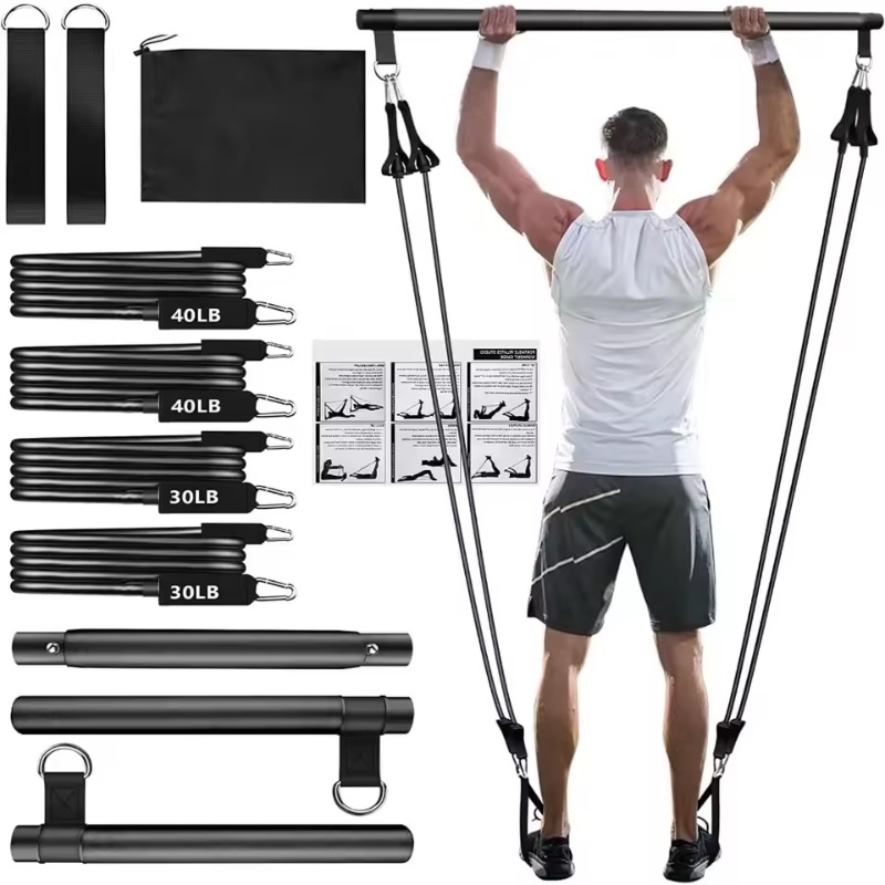 Kit barra per pilates con fasc - Pilates Bar Kit With Resistance Bands recensione e prezzo