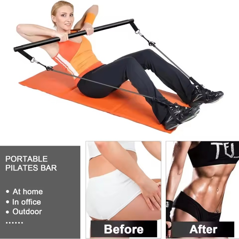 Kit barra per pilates con fasc - Pilates Bar Kit With Resistance Bands recensione e prezzo