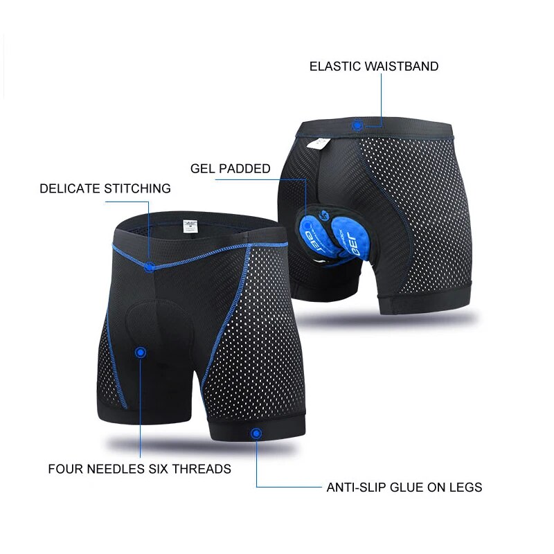 Pantaloncini intimo da ciclism - Padded Cycling Shorts 5D Gel recensione e prezzo