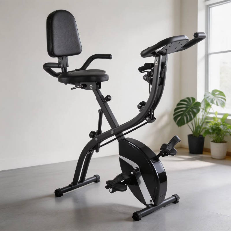 Cyclette Pieghevole per Fitnes - Exercise Bike Magnetic Resistance recensione e prezzo
