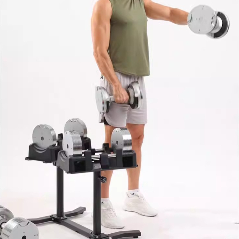 Manubri Regolabili in Argento  - Adjustable Dumbbell Pair 40Kg recensione e prezzo