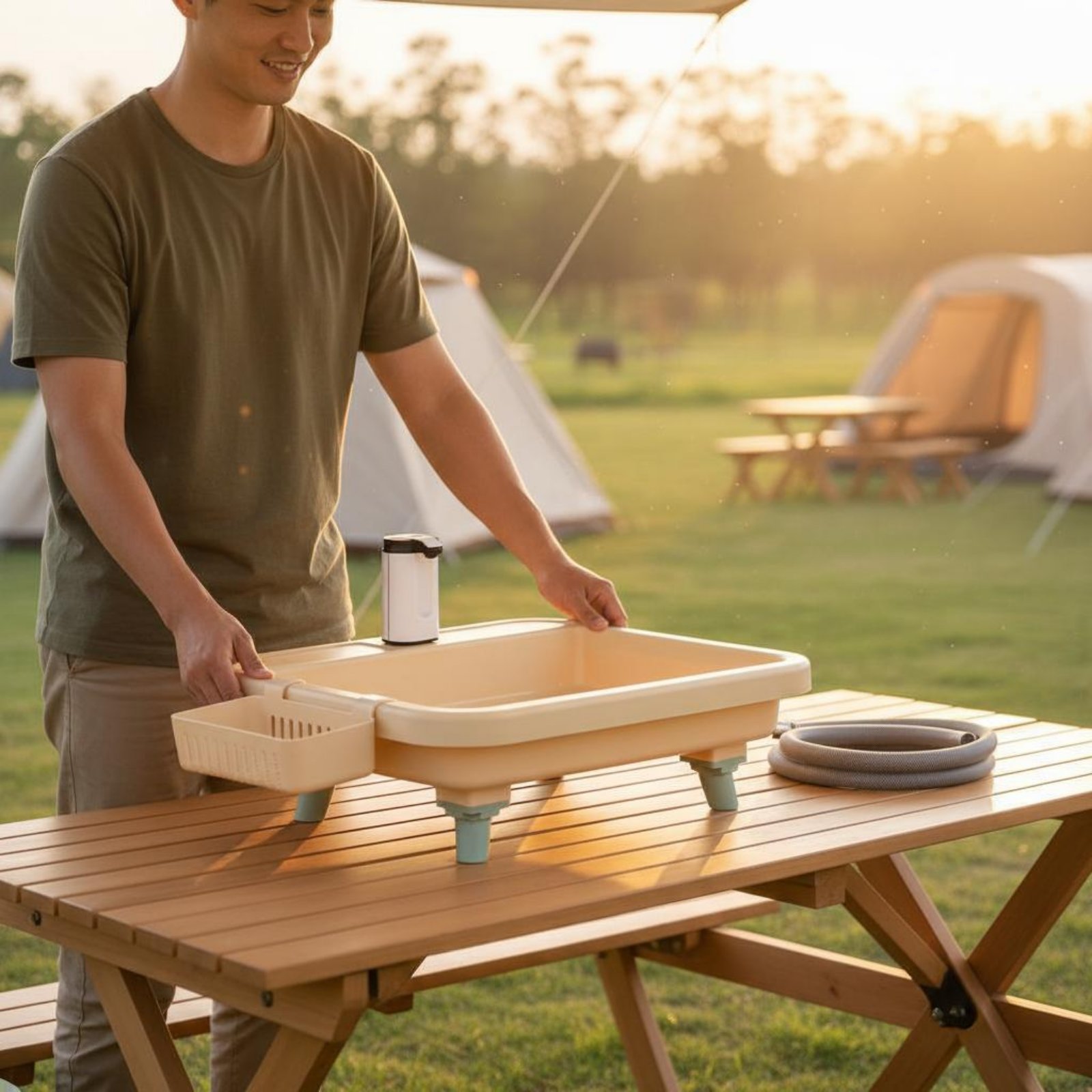 Stazione di Lavaggio Portatile - Camping recensione e prezzo