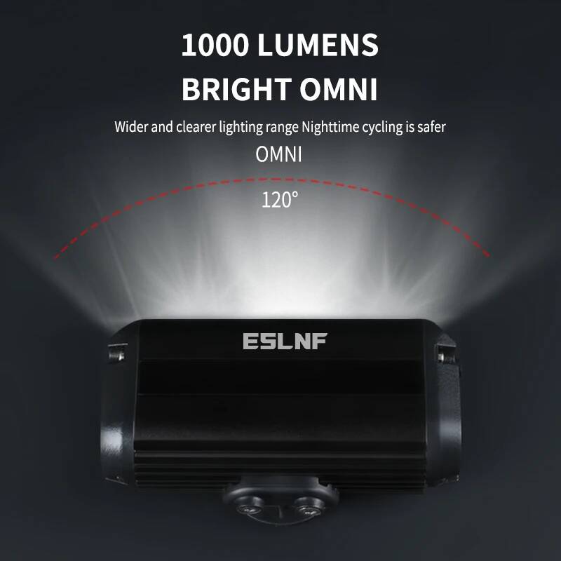 ESLNF Faro Anteriore per Bicic - Rechargeable Bicycle Headlight 1000 Lumen recensione e prezzo