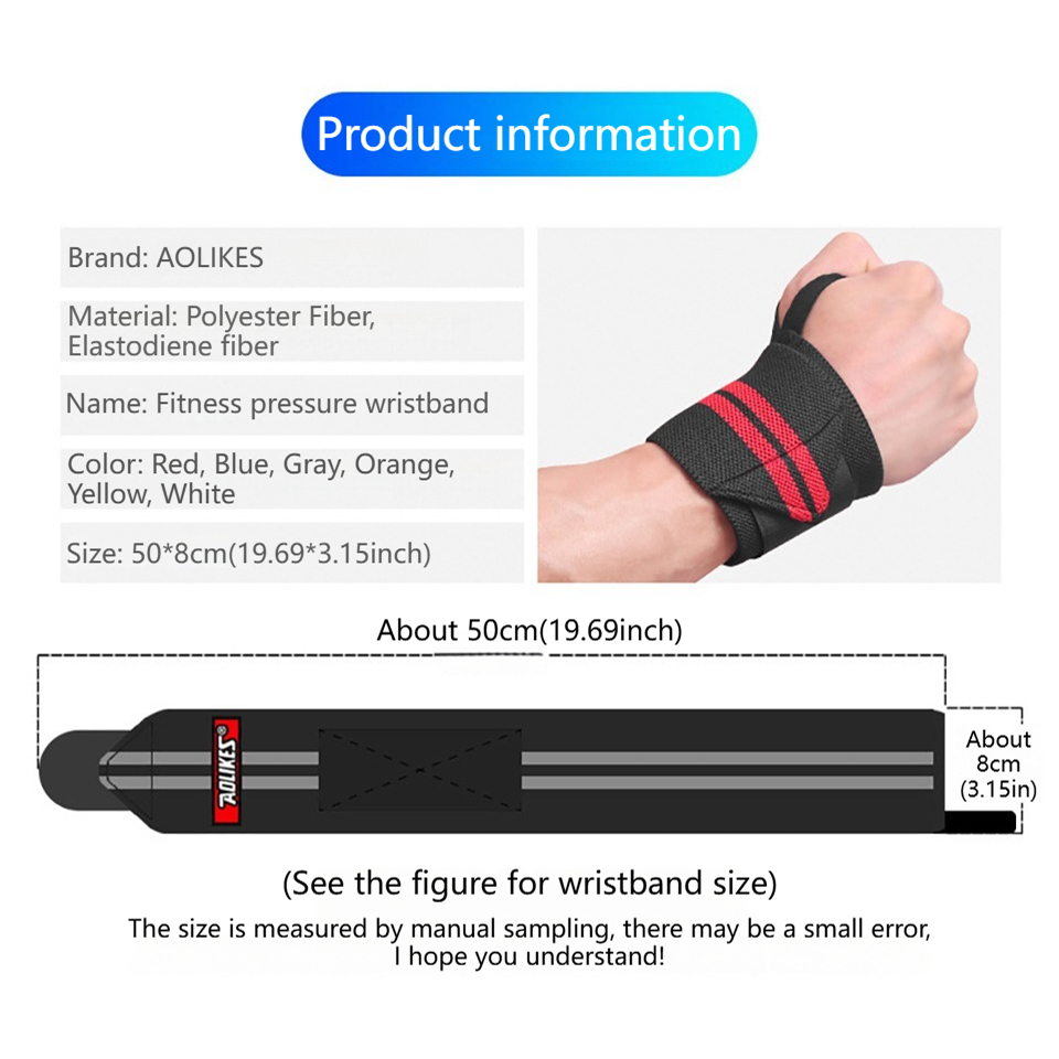 AOLIKES Fasce da Polso per Fit - Wrist Wraps Weightlifting Support recensione e prezzo